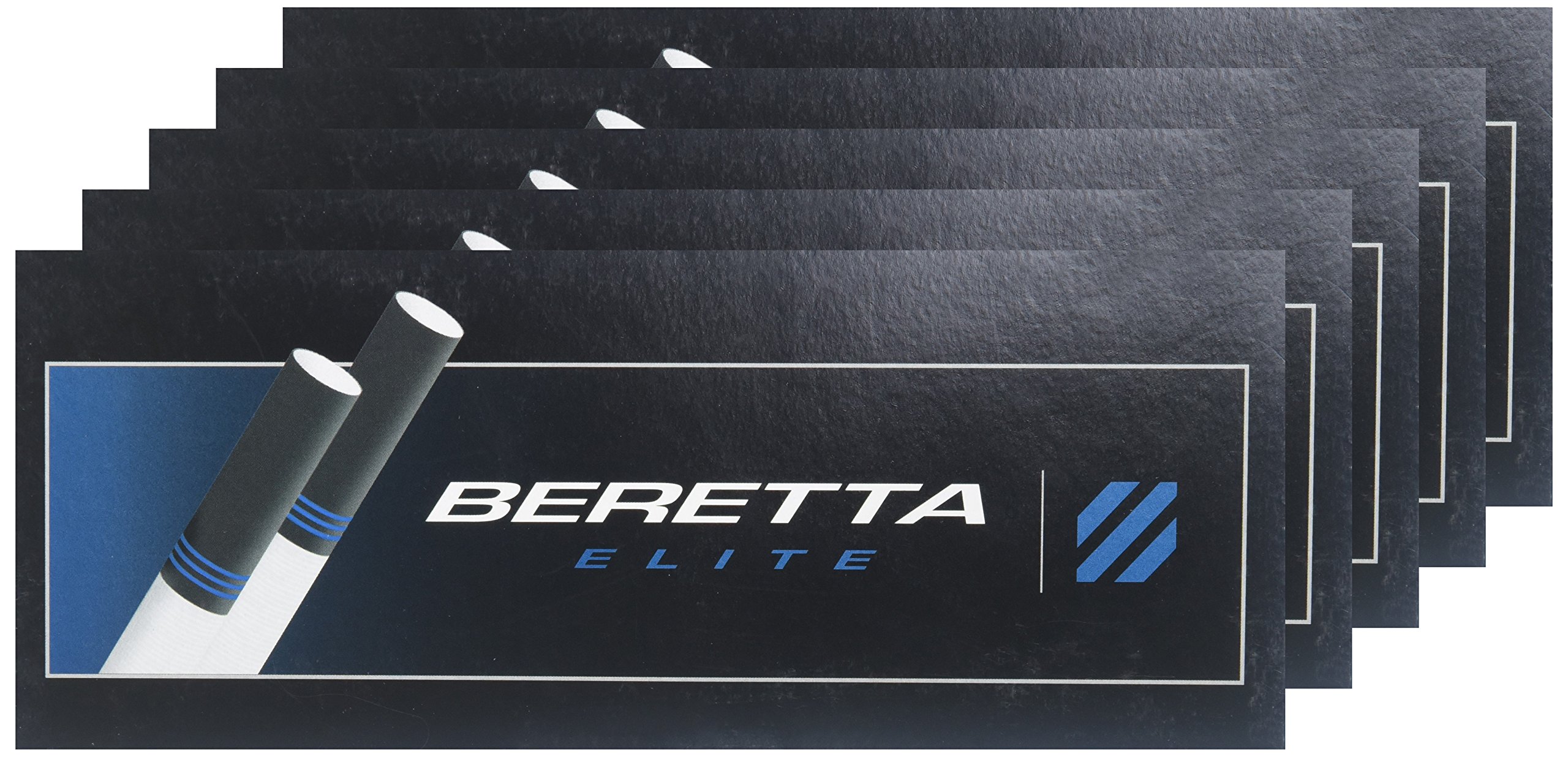 Beretta Elite King Size Cigarette Tubes - 200 Count per Box (5 Boxes Total) | Premium Rolling Tubes for Smooth Smoking Experience | Perfect for Home Use, Travel & Outdoor Activities