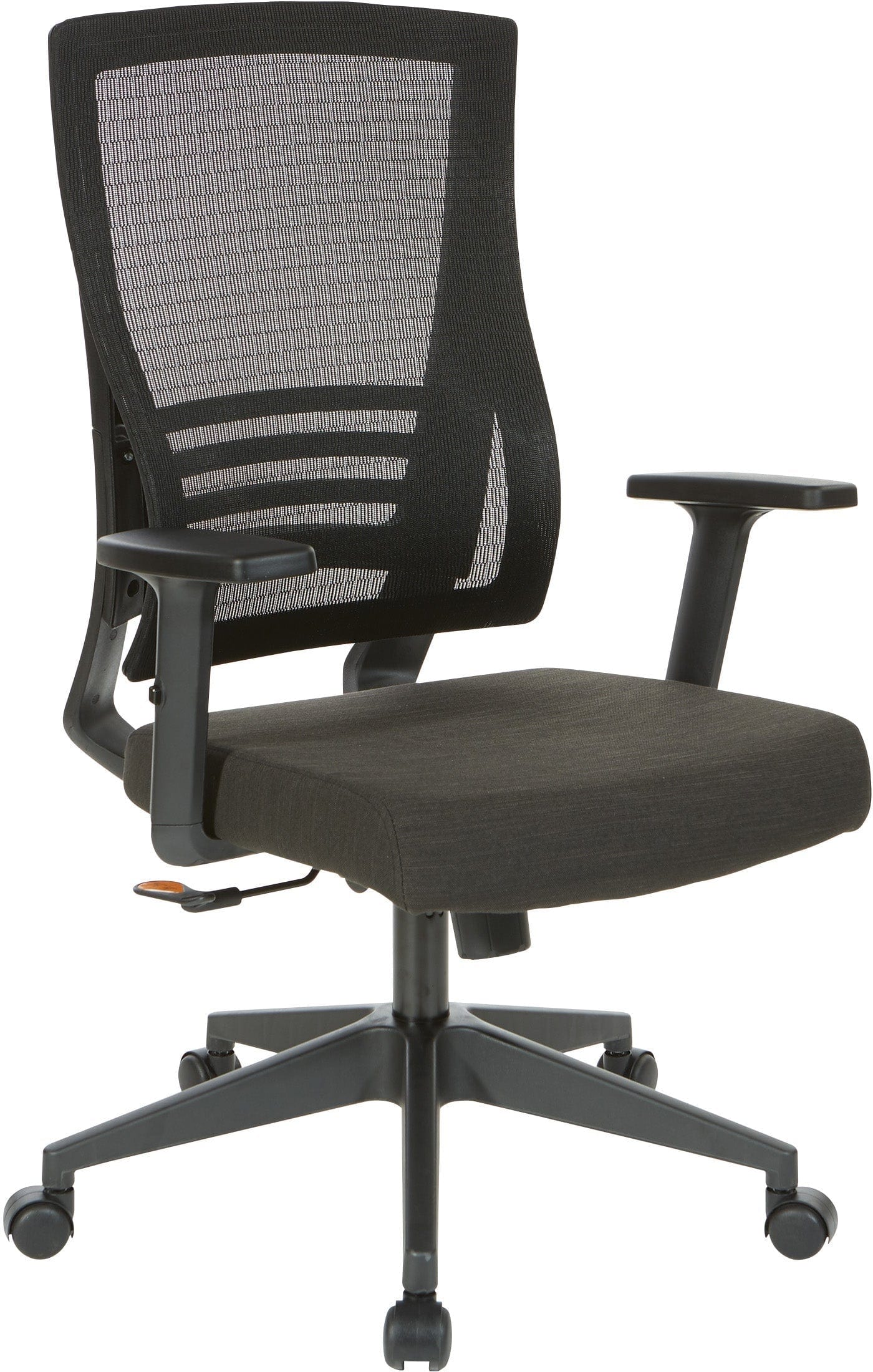 Office Star Vertical Mesh Back Chair with Adjustable Height & Lumbar Support [EM60930] - Ergonomic Desk Chair for Home Office & Workspace Comfort