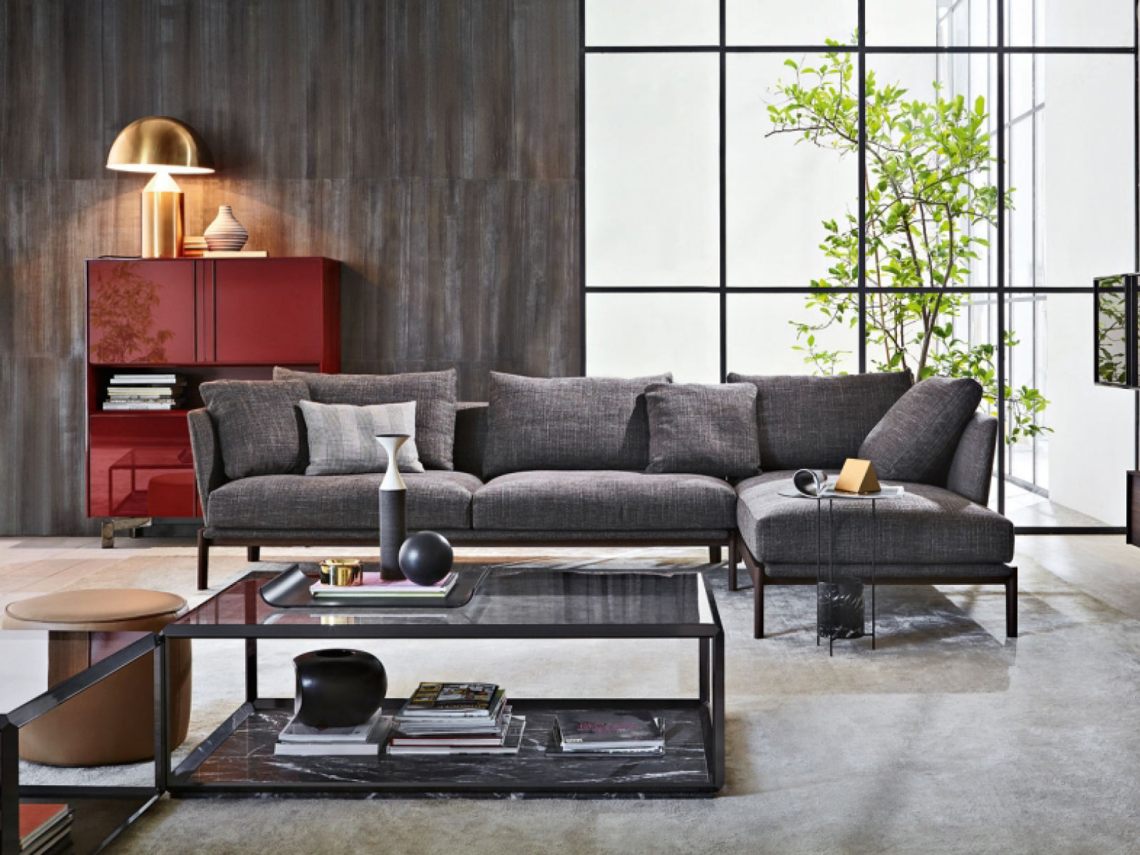 Modern Chelsea Sofa - Mid-Century Upholstered Loveseat for Living Room, Lounge & Small Spaces - Comfortable Fabric Couch with Wooden Legs - Perfect for Apartments, Dorms & Cozy Homes