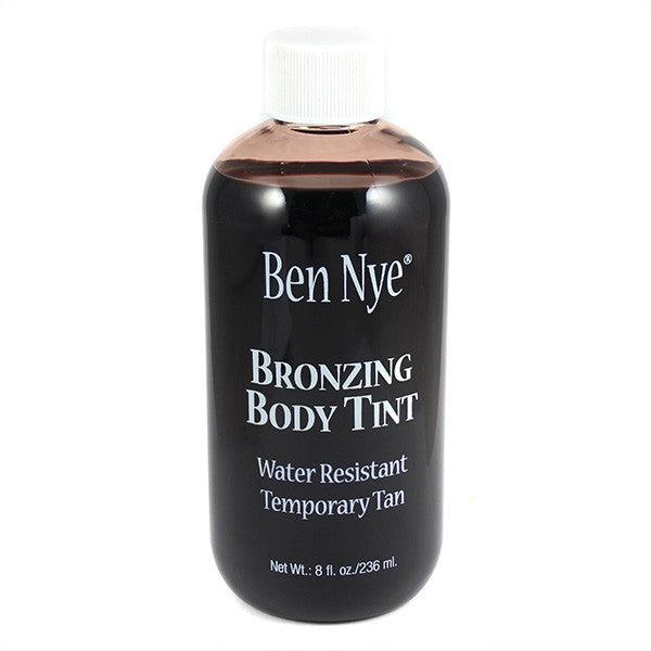Ben Nye Bronzing Body Tint - Professional Water-Resistant Liquid Bronzer for Face & Body - Perfect for Stage Makeup, Cosplay & Sun-Kissed Summer Glow