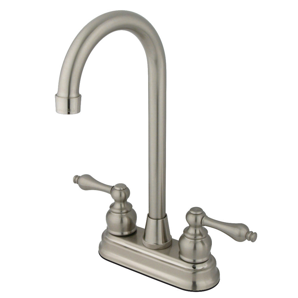 Kingston Brass FB498AL Victorian 4-Inch Centerset Bathroom Sink Faucet - Elegant Bar Faucet for Bathroom Vanity, Powder Room, and Guest Bath (Oil-Rubbed Bronze Finish)