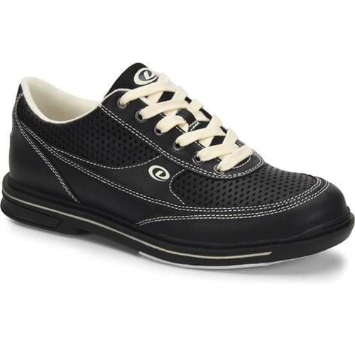 Dexter Men's Turbo Pro Black/Cream Bowling Shoes - Lightweight & Comfortable for League Play & Tournaments - Perfect for Professional & Casual Bowlers