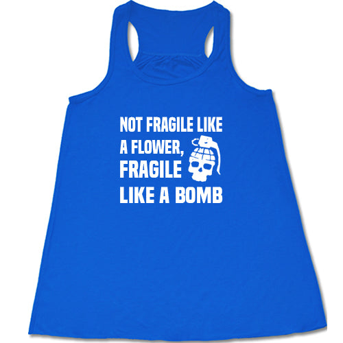Fragile Like A Bomb Shirt - Edgy Graphic Tee for Women & Men | Soft Cotton Unisex Top for Concerts, Festivals & Streetwear