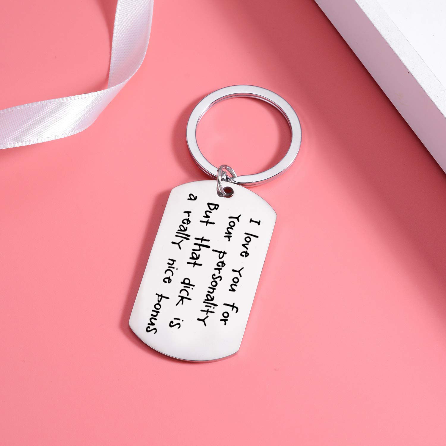 Funny Couples Keychains - Cute Boyfriend Girlfriend Gifts for Valentine's Day, Anniversary & Romantic Occasions - Perfect for Date Nights, Love Tokens and Relationship Keepsakes