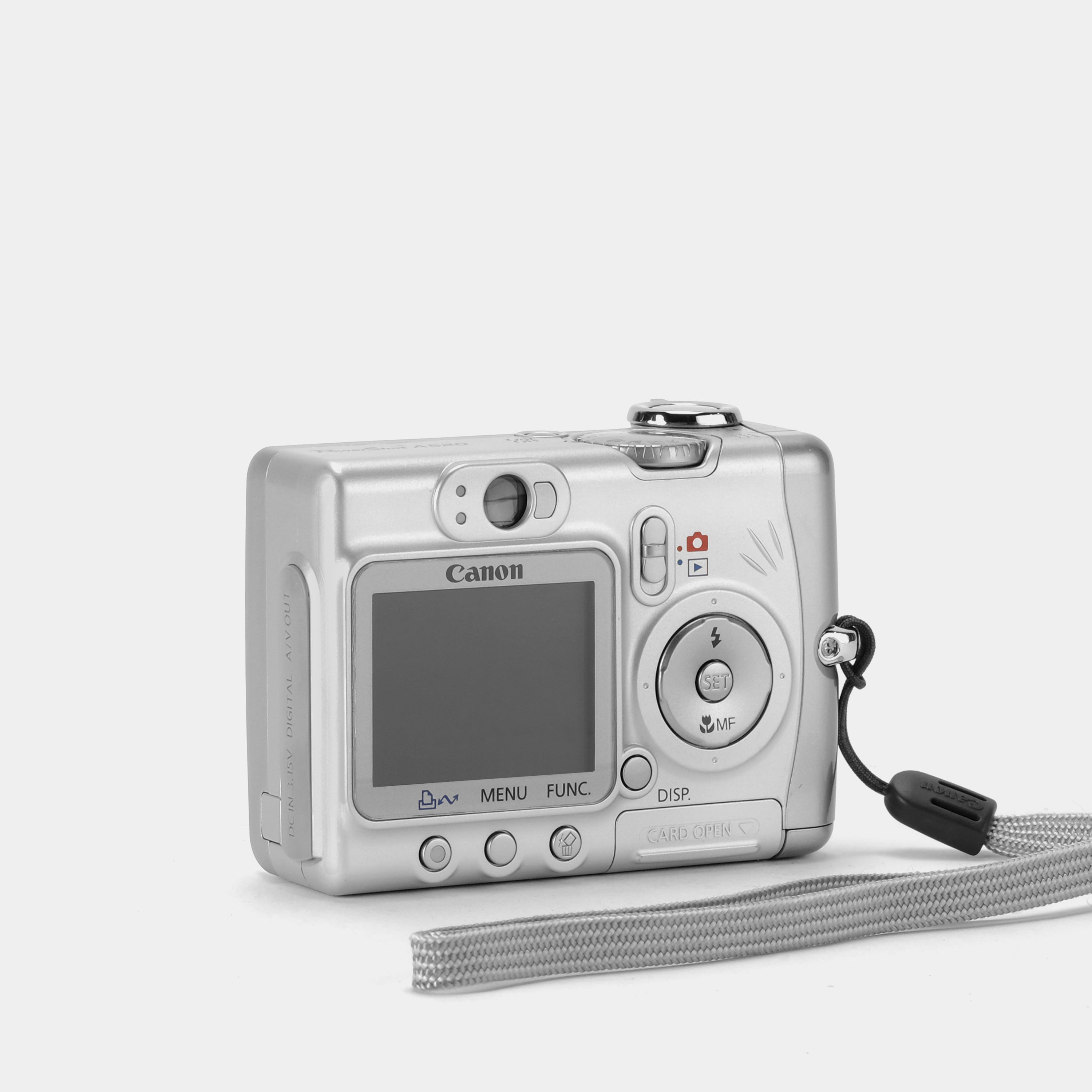 Canon PowerShot A520 Digital Camera - 4MP, 4x Optical Zoom, Compact Point & Shoot for Travel, Family Photos & Everyday Use