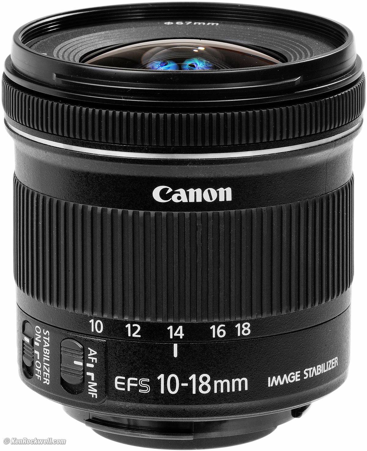 Canon EF-S 10-18mm f/4.5-5.6 IS STM Wide-Angle Zoom Lens for DSLR Cameras - Perfect for Landscape, Architecture & Travel Photography