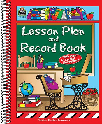 6 Pack Teacher Created Resources Lesson Plan and Record Book for Classroom Organization - Perfect for Teachers, Homeschooling & Daily Planning