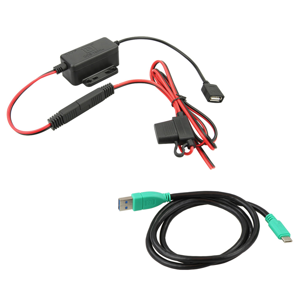 GDS® Modular 30 64V Hardwire Charger with Type C Cable - Fast EV Charging Station for Home & Commercial Use (RAM GDS CHARGE USBC V8BU) - Perfect for Tesla, Nissan Leaf & Other Electric Vehicles