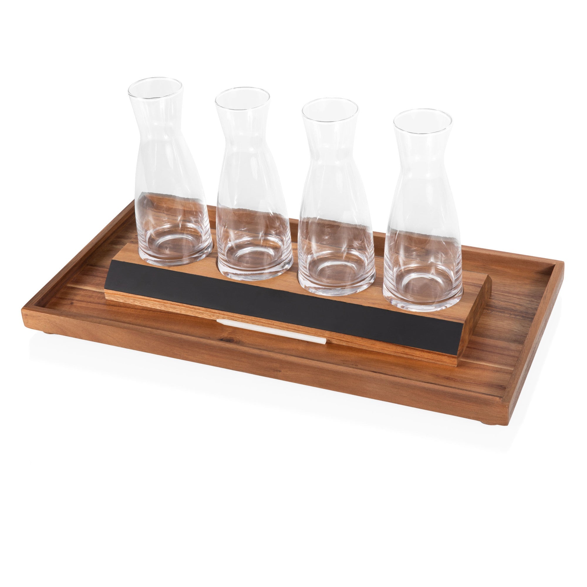 Premium Cava Wine Tasting Set with 4 Elegant Glass Carafes - Perfect for Wine Lovers, Parties & Romantic Dinners
