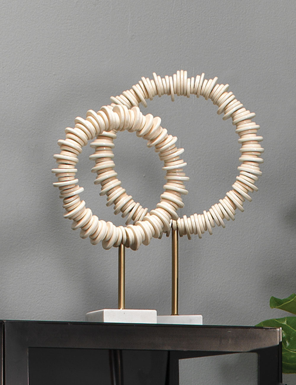 Esteban Sculptures - Set of 2 Handcrafted Modern Art Figurines for Home Decor & Office Display