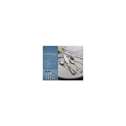 Reed & Barton Palmer 65-Piece Silver Flatware Set - Elegant Dining Silverware for Weddings, Holidays & Formal Occasions