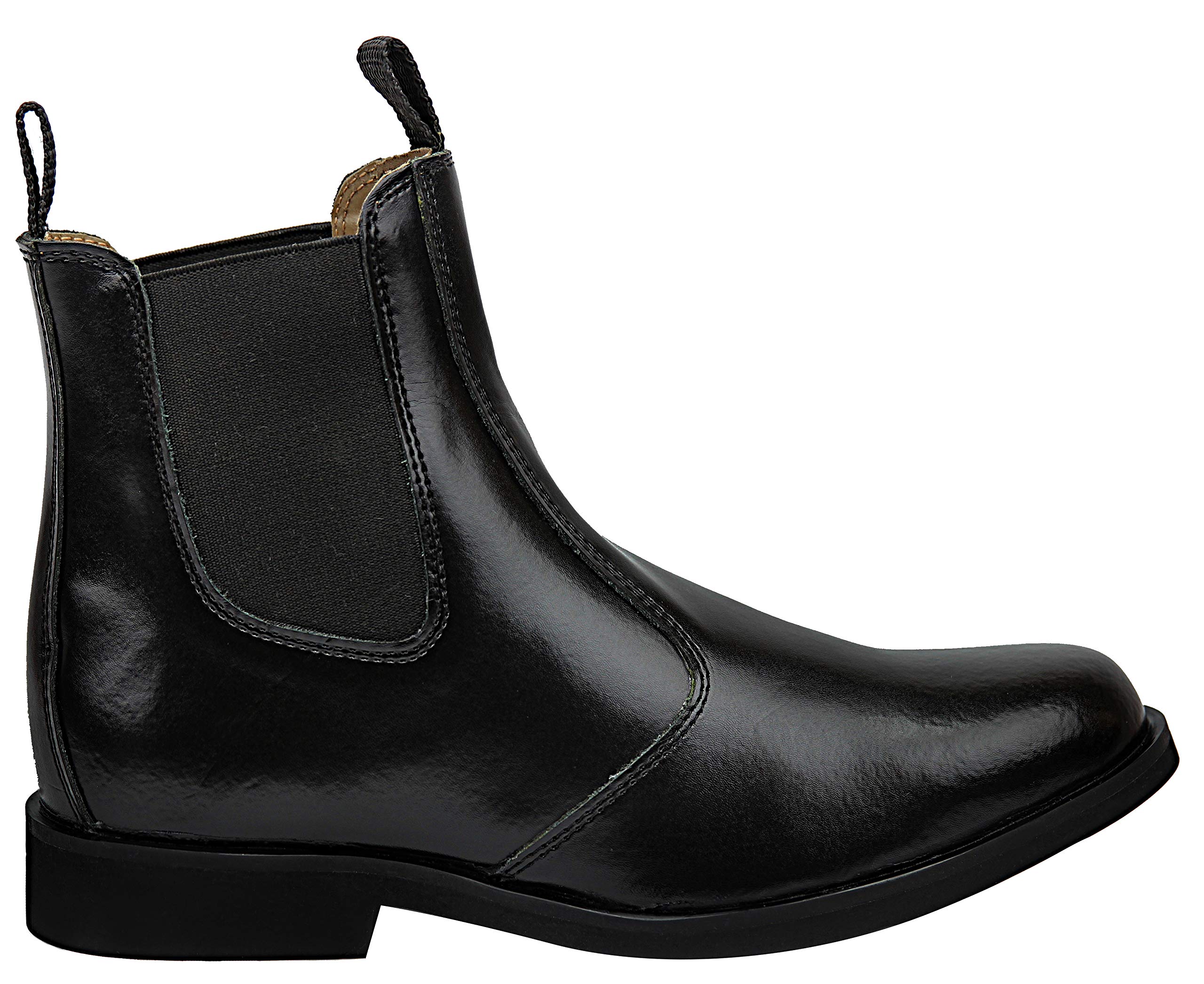 Women's Lightweight Leather Jodhpur Ankle Boots for English Horse Riding - Comfortable Equestrian Footwear for Riding Lessons & Stable Work