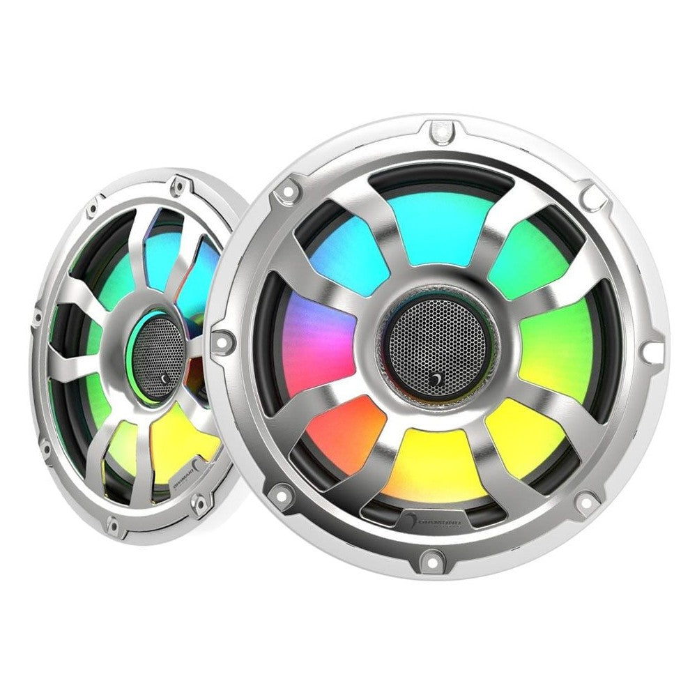 Diamond Audio HXM10F4 10-Inch 2-Way Coaxial Car Speaker - 400W Peak (200W RMS) 4 Ohm Flush Mount - Perfect for Car Audio Upgrades & Motorsport Enthusiasts