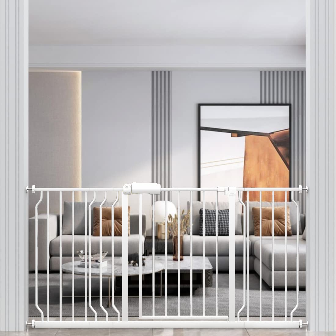 WAOWAO Extra Wide Baby Gate 57.48