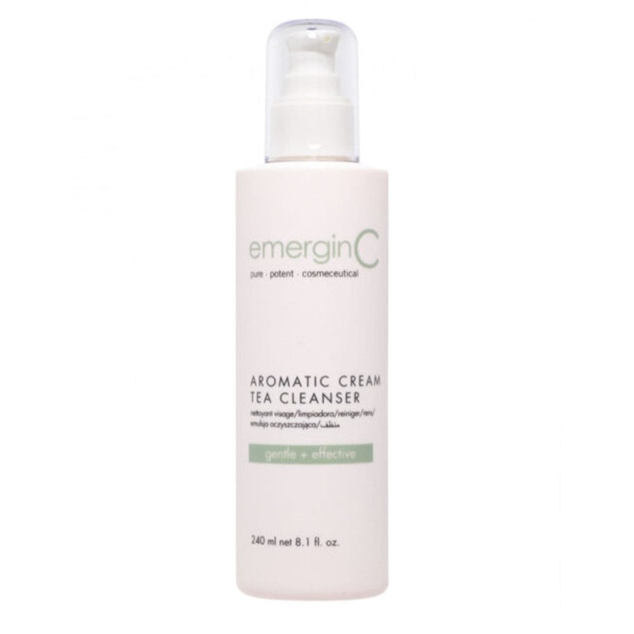 EmerginC Aromatic Cream Tea Cleanser - Gentle Facial Cleanser for Sensitive Skin | Hydrating & Soothing | Perfect for Morning & Night Skincare Routine