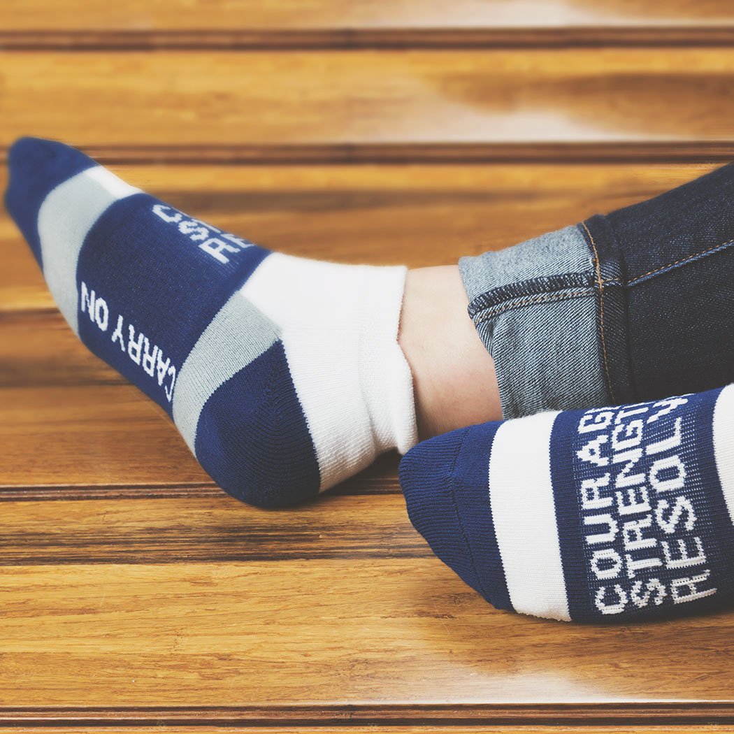 Inspirational Running Socks for Women - Motivational Ankle Socks with Positive Affirmations - Best Running Gifts for Female Athletes - Perfect for Marathon Training, Gym Workouts & Everyday Motivation