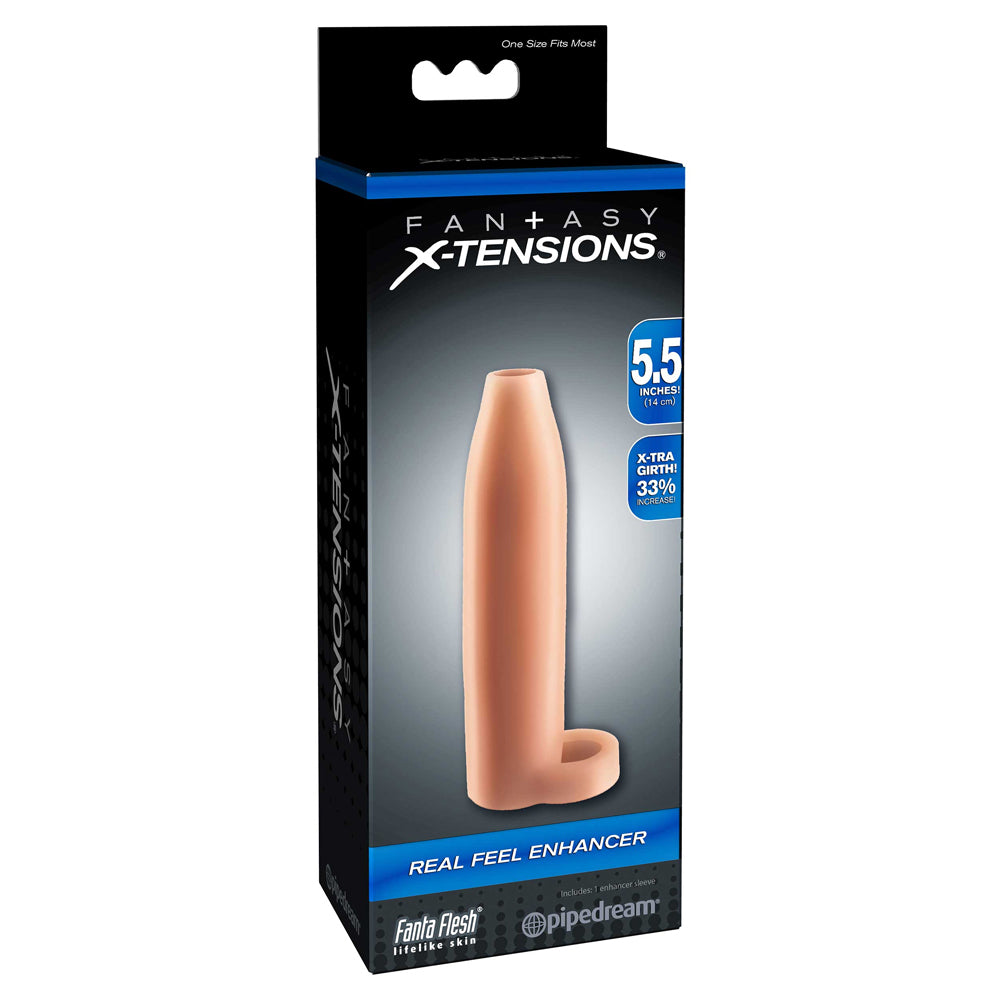 Fantasy X Tensions Real Feel Enhancer - Ultra Soft & Realistic Adult Toy for Couples - Perfect for Romantic Nights & Spicing Up Your Relationship
