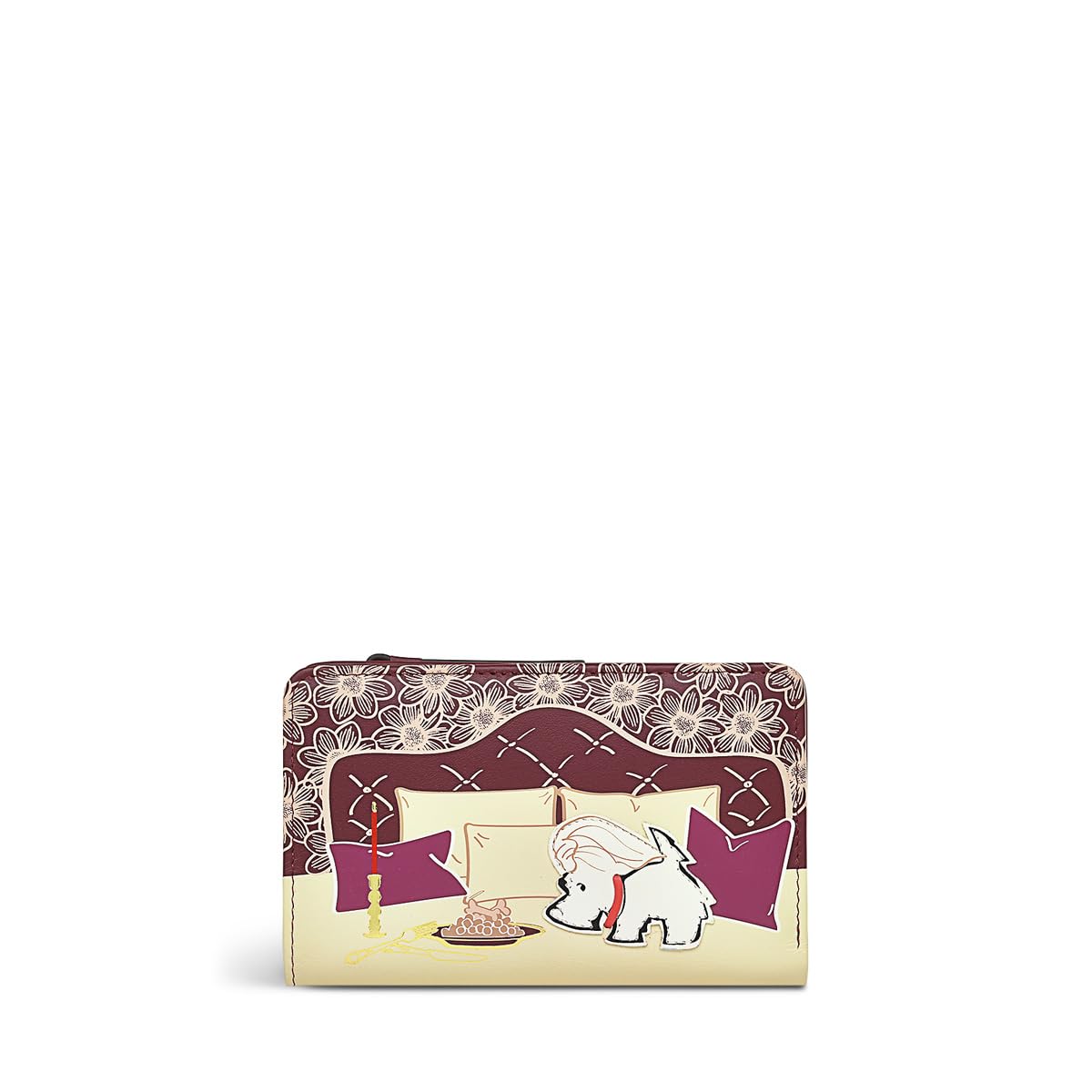 Radley London Women's Merlot Smooth Leather Medium Bifold Wallet - 10 Card Slots & Press Stud Closure - Perfect for Everyday Use, Travel & Gift Giving