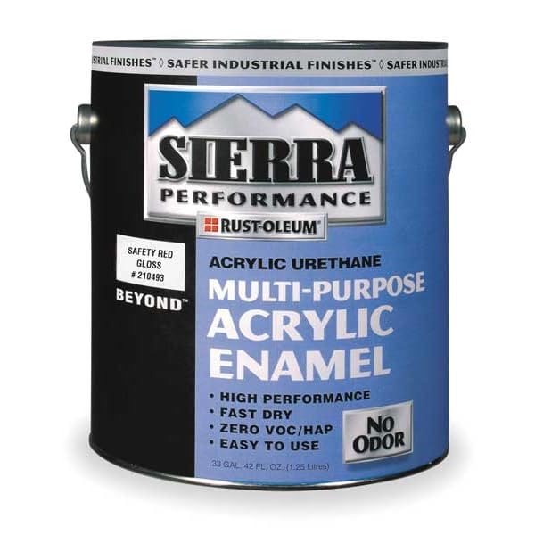 Beyond Acrylic Safety Red Gloss Paint - 1 Gallon (3.78L) High Gloss Finish for DIY Projects, Home Decor & Furniture Refinishing