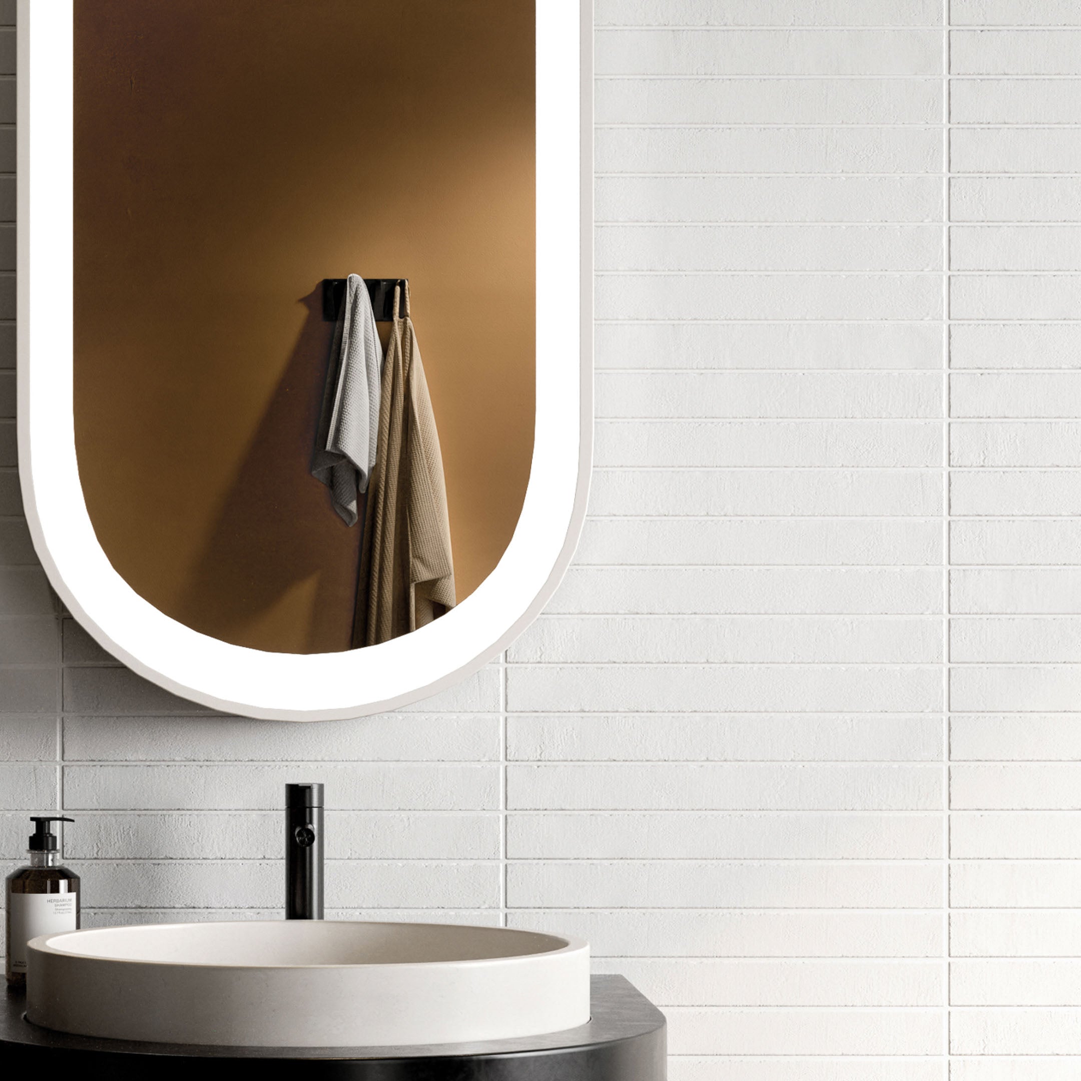 Arenosa Matte Zellige Subway Wall Tile - Premium Ceramic Tile for Kitchen Backsplash, Bathroom, and Shower Walls - Waterproof & Easy to Clean