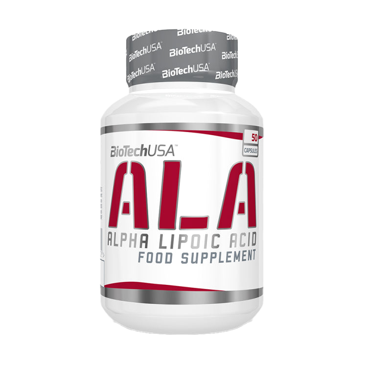 BioTechUSA ALA Alpha Lipoic Acid 250mg - 50 Capsules | Antioxidant Supplement for Energy Support & Nerve Health | Perfect for Fitness Enthusiasts & Wellness Routines