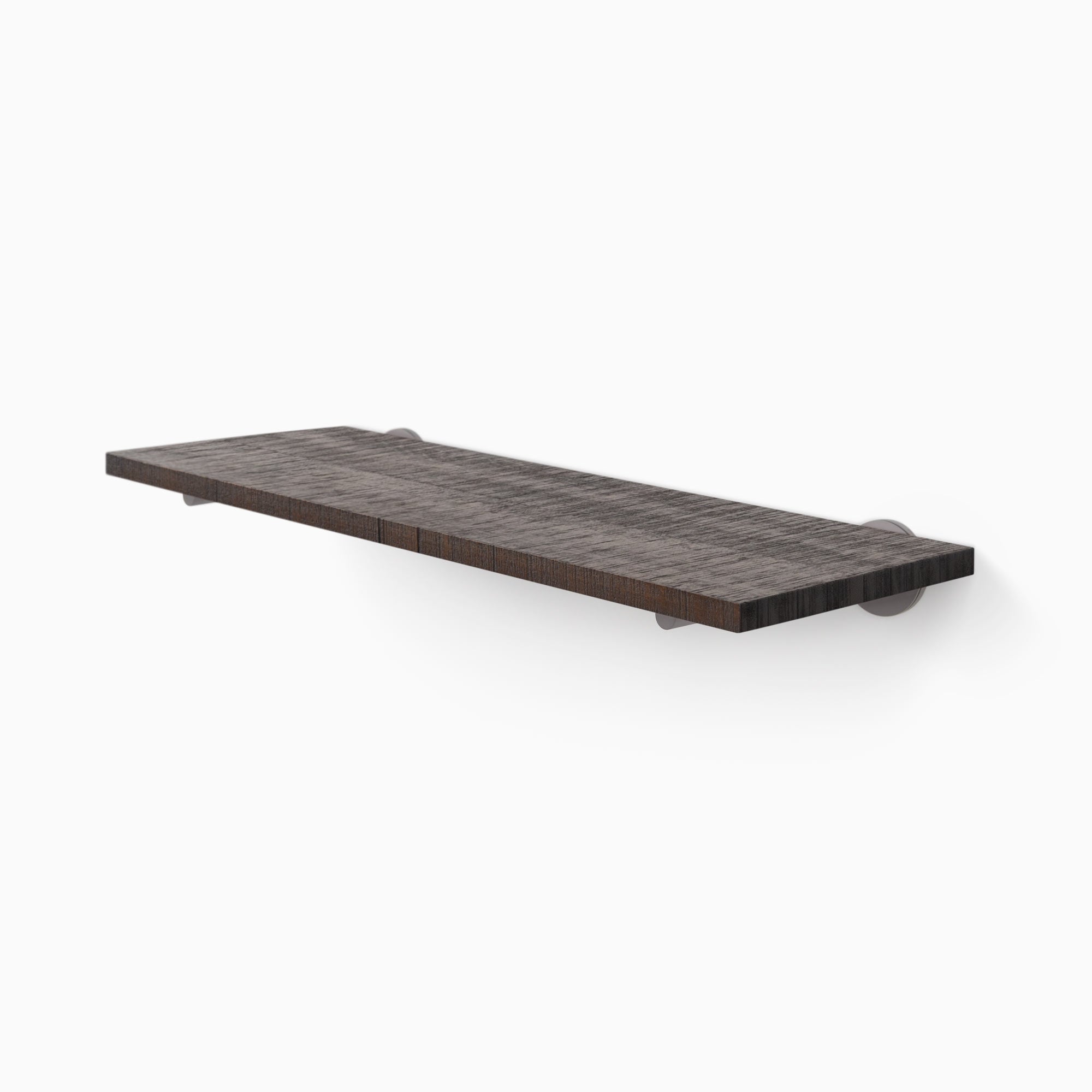 Rustic Wood Wall Shelf for Espresso Bar - Handmade Roderick Floating Shelf for Kitchen, Living Room & Home Decor