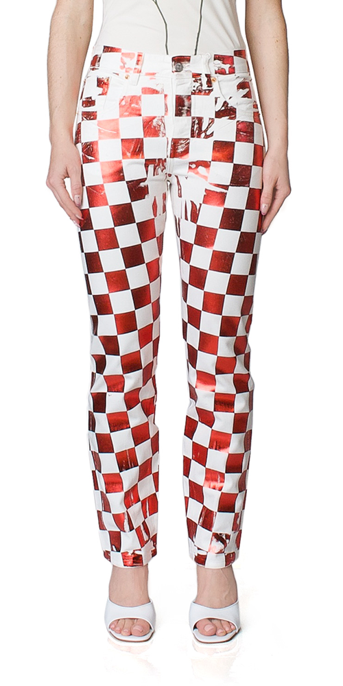 Check Print Five Pocket Pants for Men - Comfortable Casual Trousers with Stylish Plaid Design | Perfect for Office, Travel & Everyday Wear