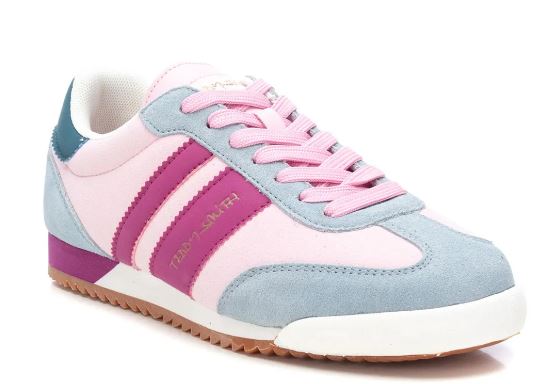 TEDDY SMITH Women's Pink & Purple Running Shoes - Lightweight Athletic Sneakers for Women, Gym Workout & Casual Wear