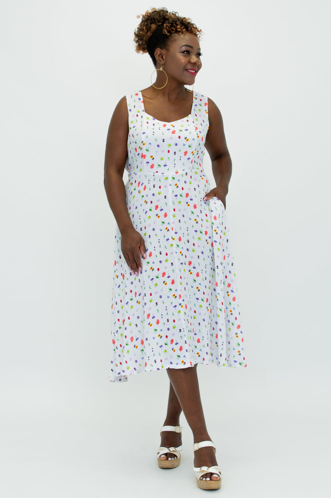 Bristol Dress in Honey Color - Soft Linen Bamboo Blend for Women | Perfect for Summer Outfits, Beach Vacations & Casual Wear