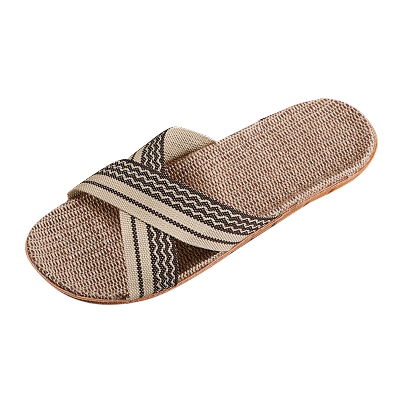 Women's & Men's Comfortable Thick-Soled Indoor Slippers - Soft Silent Sandals for Home, Spa & Relaxation - Breathable Cool House Shoes for All-Day Wear
