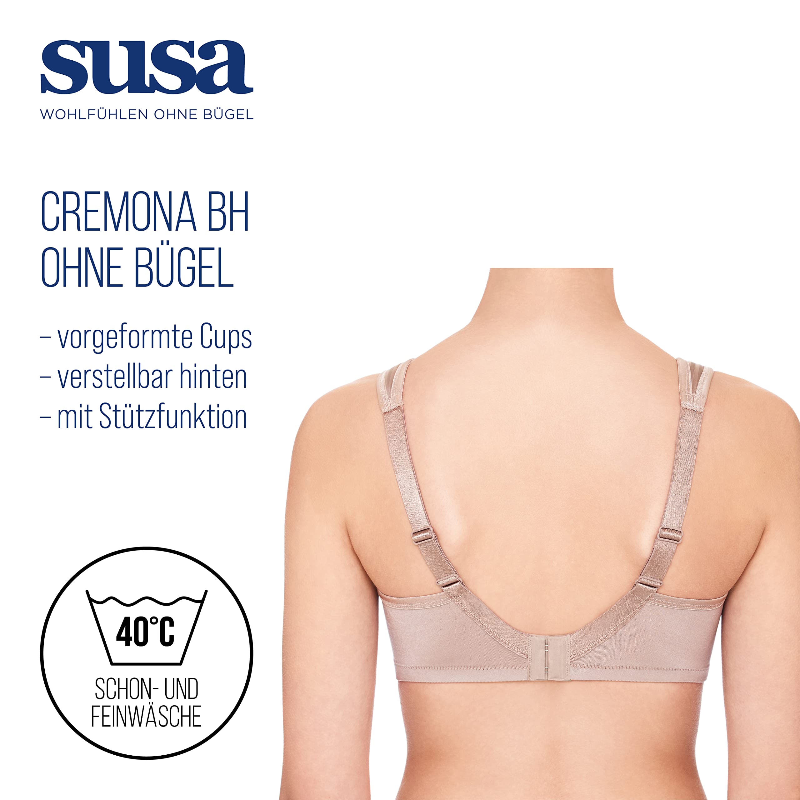 Comfortable Non-Wired Women's Bra 7761 - Soft Support for B-H Cup Sizes 34-42 | Perfect for Everyday Wear, Yoga & Relaxation
