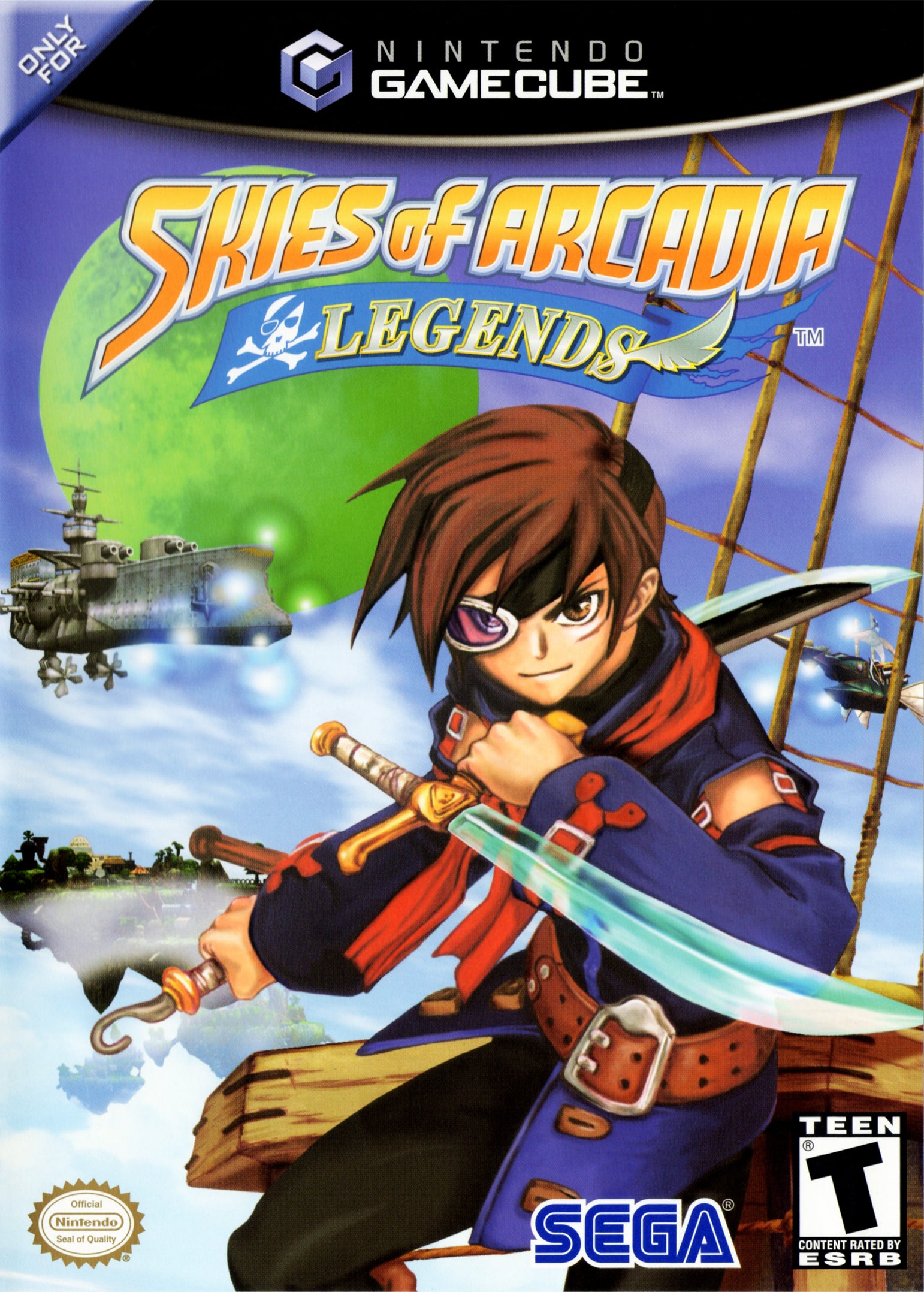 Skies of Arcadia: Legends - Classic RPG Adventure Game for Nintendo GameCube | Explore Sky Pirates & Epic Quests | Perfect for Retro Gaming Fans & Collectors