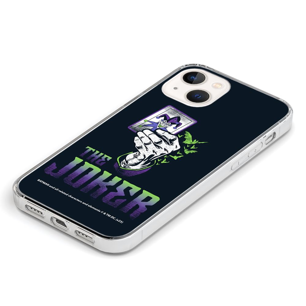Official DC Comics Joker 030 Licensed iPhone 13 Case - Shockproof TPU Phone Cover with Precise Fit | Perfect for Daily Protection & DC Fans Collection