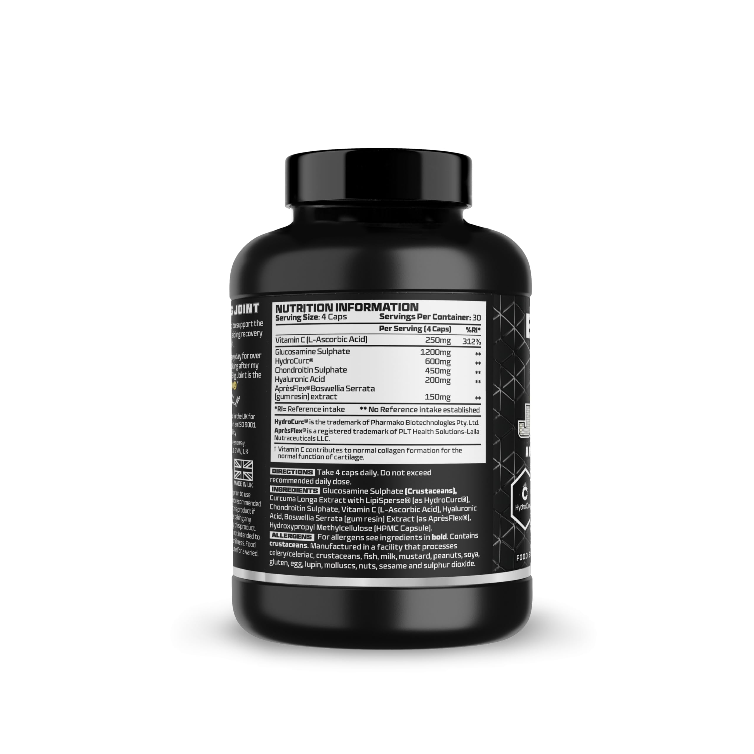 Beast Pharm Big Joint Supplement - 120 Capsules for Joint Pain Relief & Mobility Support - Ideal for Athletes & Active Lifestyles
