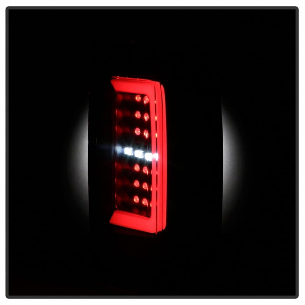 2015-2017 Chevy Colorado Spyder LED Tail Lights Pair with Light Bar - Black (Part# 5084576) | Upgrade Your Truck's Style & Night Visibility