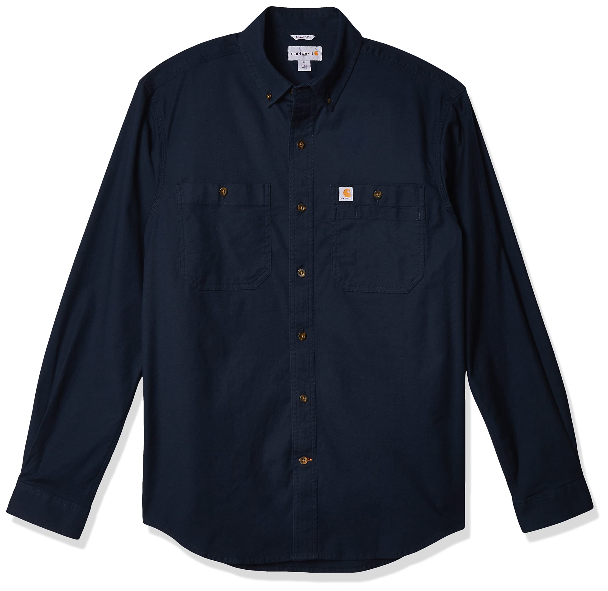 Carhartt Men's Rugged Flex Rigby Long Sleeve Work Shirt - Durable Tall Size for Construction & Outdoor Jobs | Comfortable Workshirt for Carpenters, Farmers & Laborers