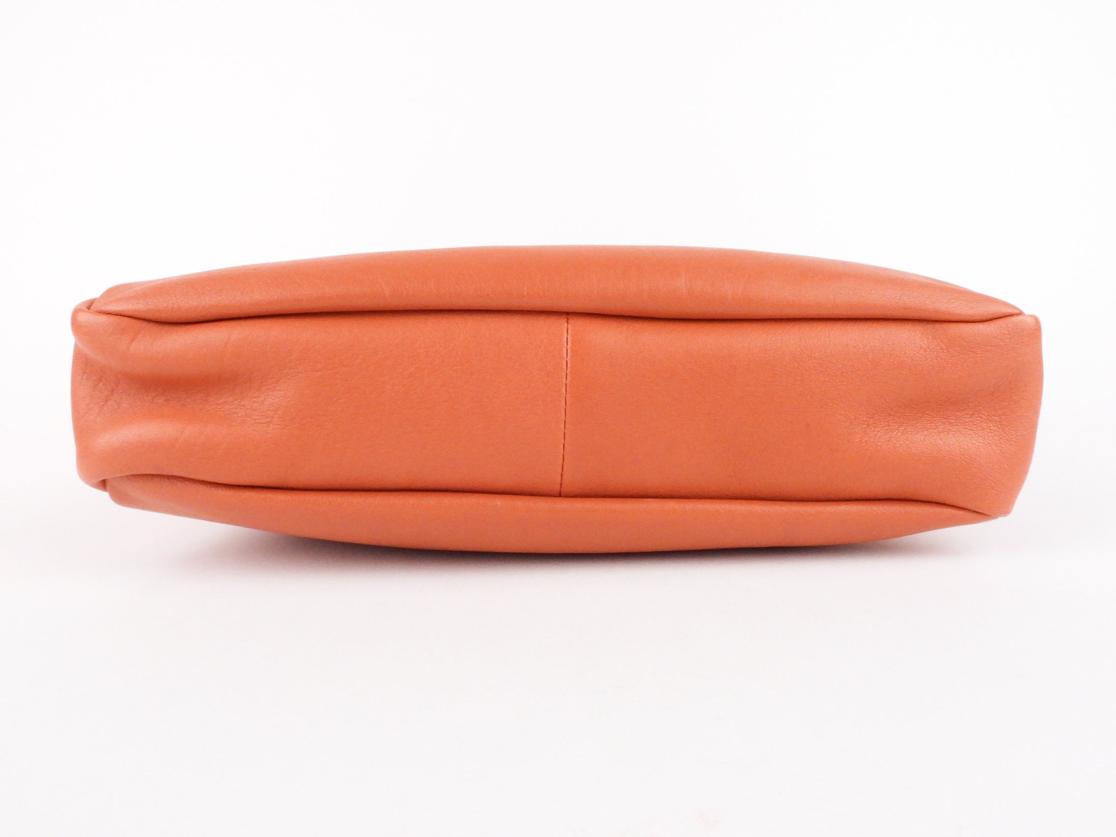 Chloe Vanessa Shoulder Bag - Genuine Orange Leather Crossbody Purse for Women | Perfect for Work, Travel & Everyday Use
