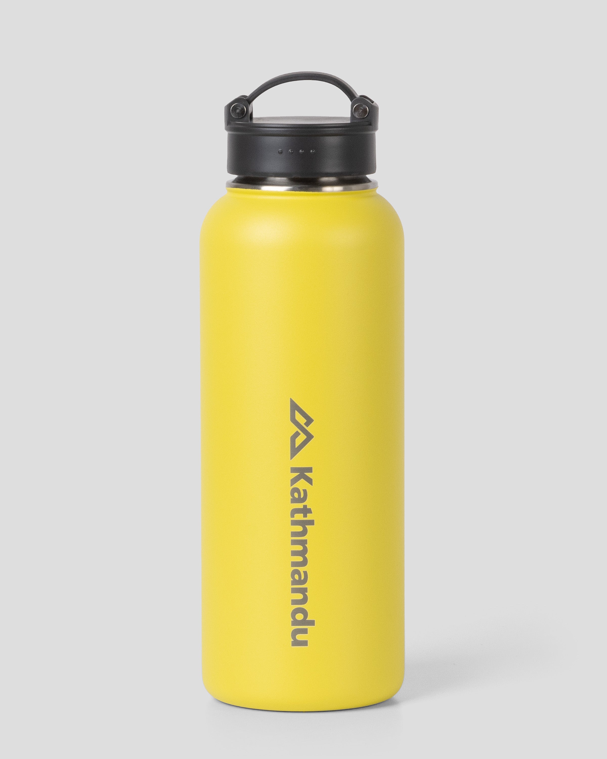 1.2L Insulated Water Bottle with Carry Handle - Leak Proof, BPA Free, Keeps Drinks Hot/Cold for 24 Hours - Perfect for Hiking, Gym & Outdoor Activities - Bright Moss Green