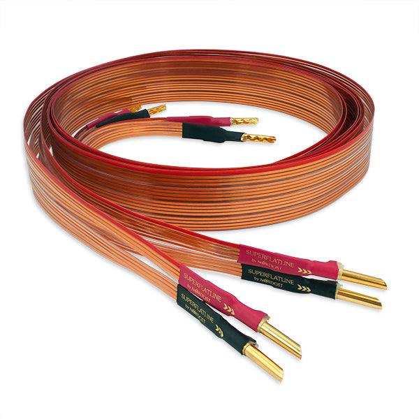 Premium Nordost Leif Superflatline Speaker Cable - High-Performance Audio Cable for Home Theater & Hi-Fi Systems - Perfect for Audiophiles & Music Enthusiasts