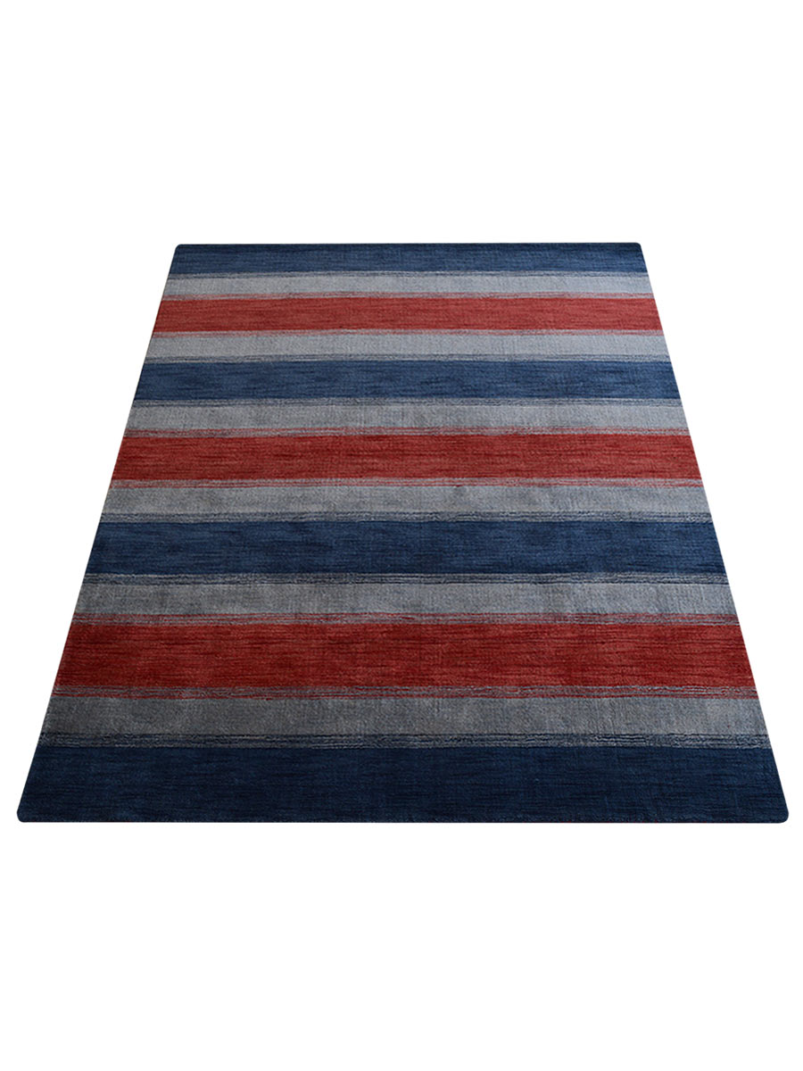 Samara Premium Hand Knotted Wool Rug - Soft & Durable 8x10 Area Rug for Living Room, Bedroom - Eco-Friendly Home Decor