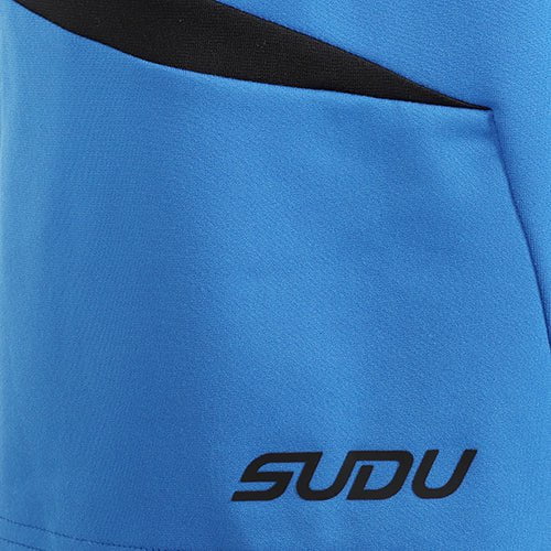 SPS 01 Training Shorts for Men - Lightweight & Breathable Gym Workout Shorts with Pockets - Blue - Perfect for Running, Basketball & Fitness Training