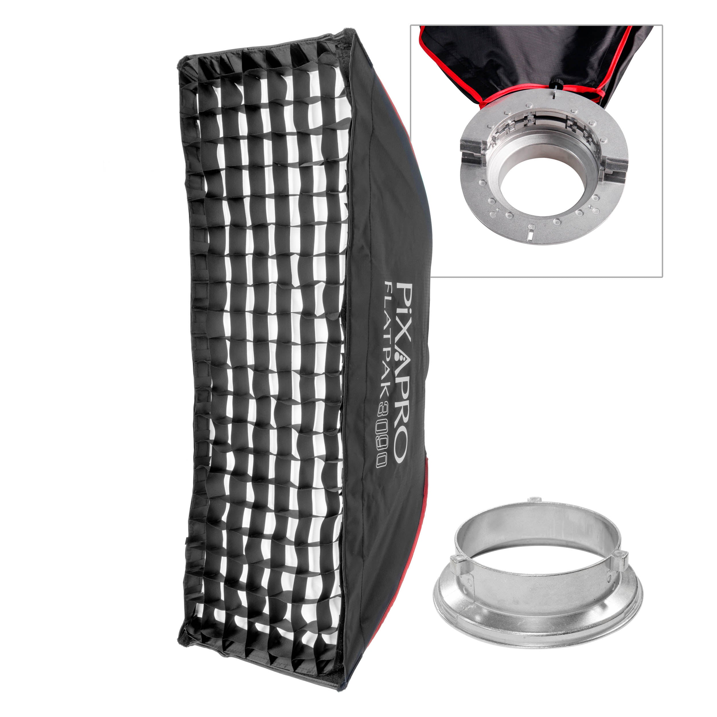 30x90cm Easy Open Two Diffusion Strip FlatPak Softbox - Patented Design for Professional Photography & Video Lighting - Perfect for Studio, Portrait, and Product Shoots