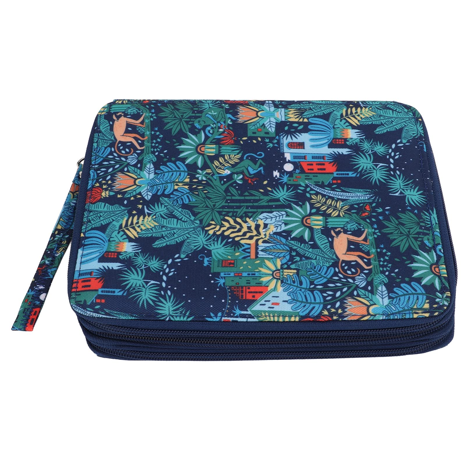 JIJO Large Capacity Pencil Storage Bag with Compartment Design - Dustproof Cosmetic Organizer for Makeup Brushes & Tools | Perfect for Travel, School & Home Organization