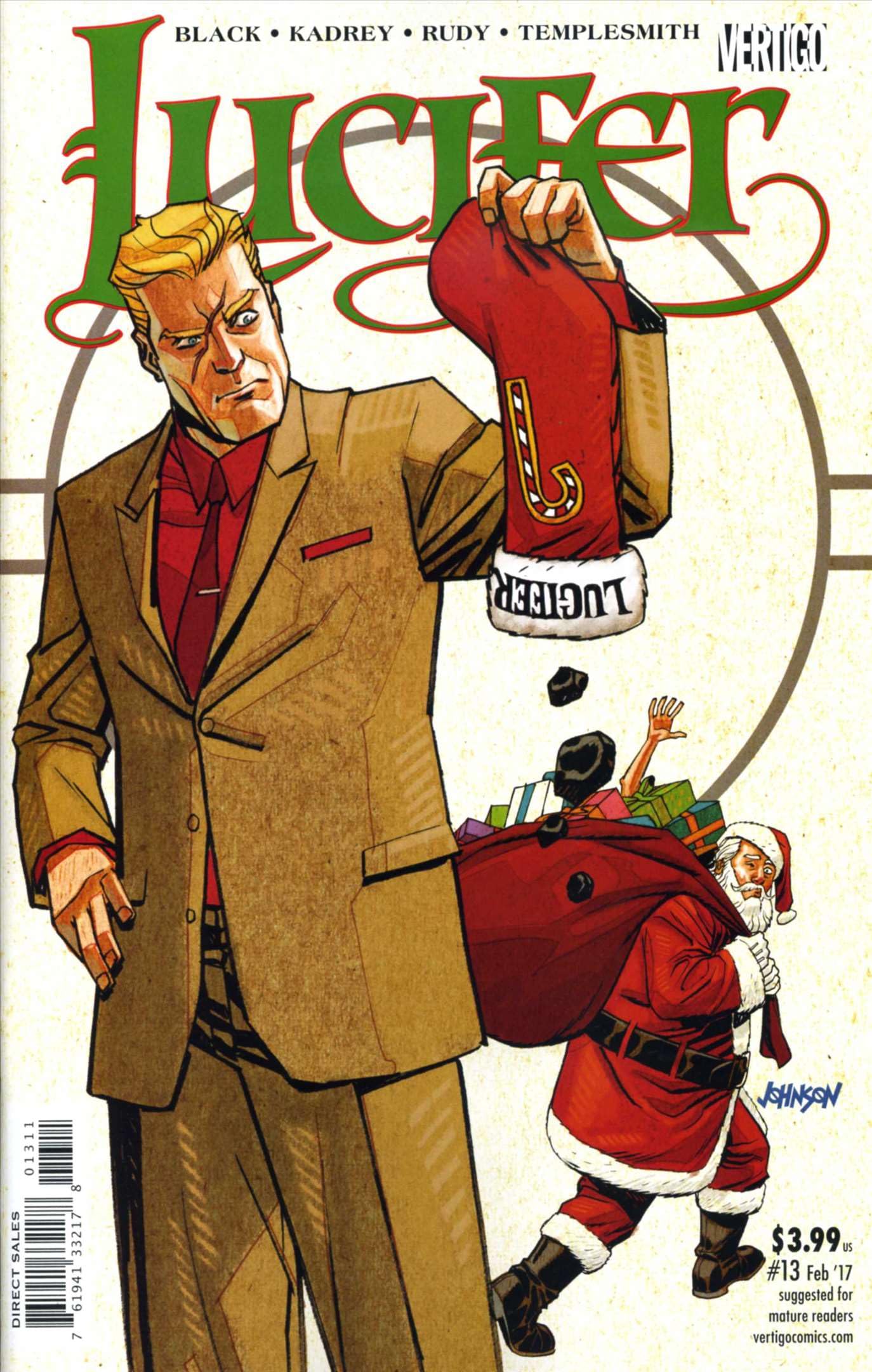 Lucifer (Vertigo, 2nd Series) #13 VF/NM Condition - DC/Vertigo Comic Book with Santa Claus Cover | Collectible Graphic Novel for Holiday Gifts & Comic Enthusiasts
