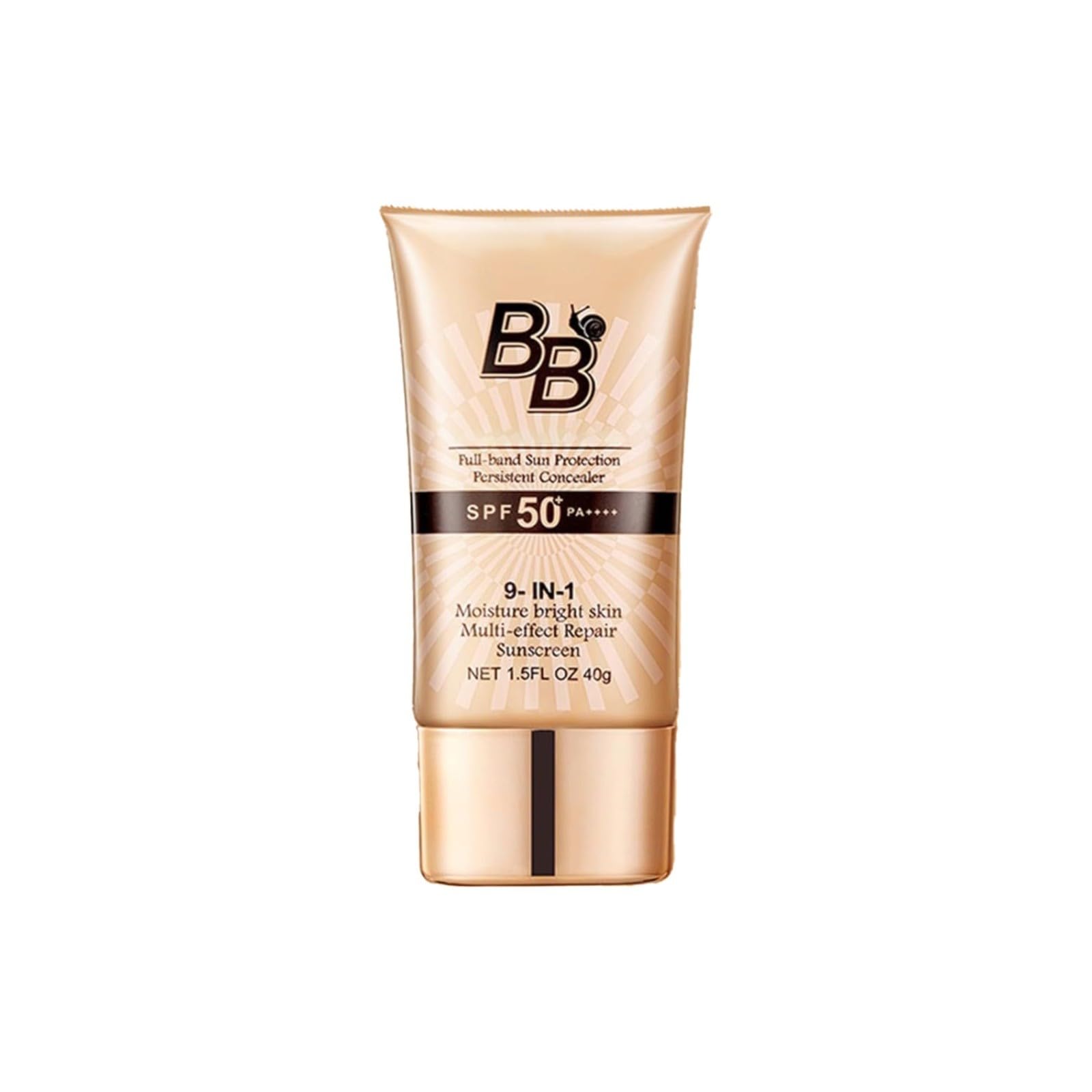 **SPF 50 Korean BB Cream - 9-in-1 Waterproof & Sweatproof Foundation, Full Coverage Tinted Moisturizer with Sunscreen, Concealer for All Skin Types | Daily Wear, Summer Protection, Makeup & Skincare Routine**