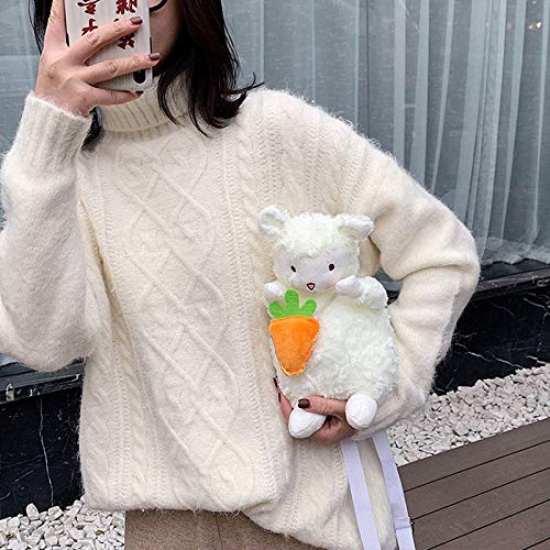 Cute Plush Mini Crossbody Bag for Women & Girls - Adorable Animal Shape Small Shoulder Purse, Doll Phone Bag for Daily Use, Parties & Gifts