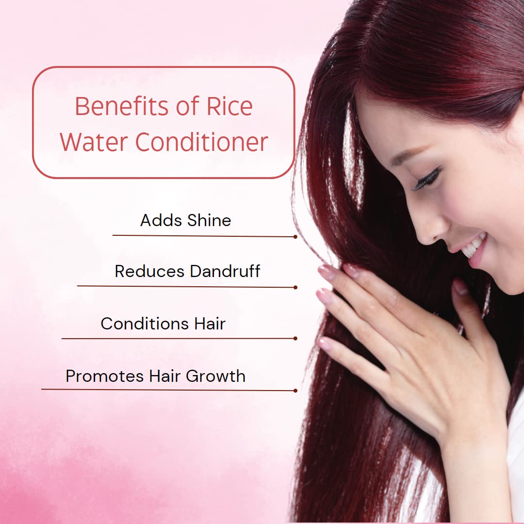 Chic Beauty Rice Water Conditioner 300ml - Reduce Hair Loss & Stimulate Hair Growth | Natural Hair Care for Stronger, Healthier Locks | Perfect for Daily Use & Damaged Hair Repair