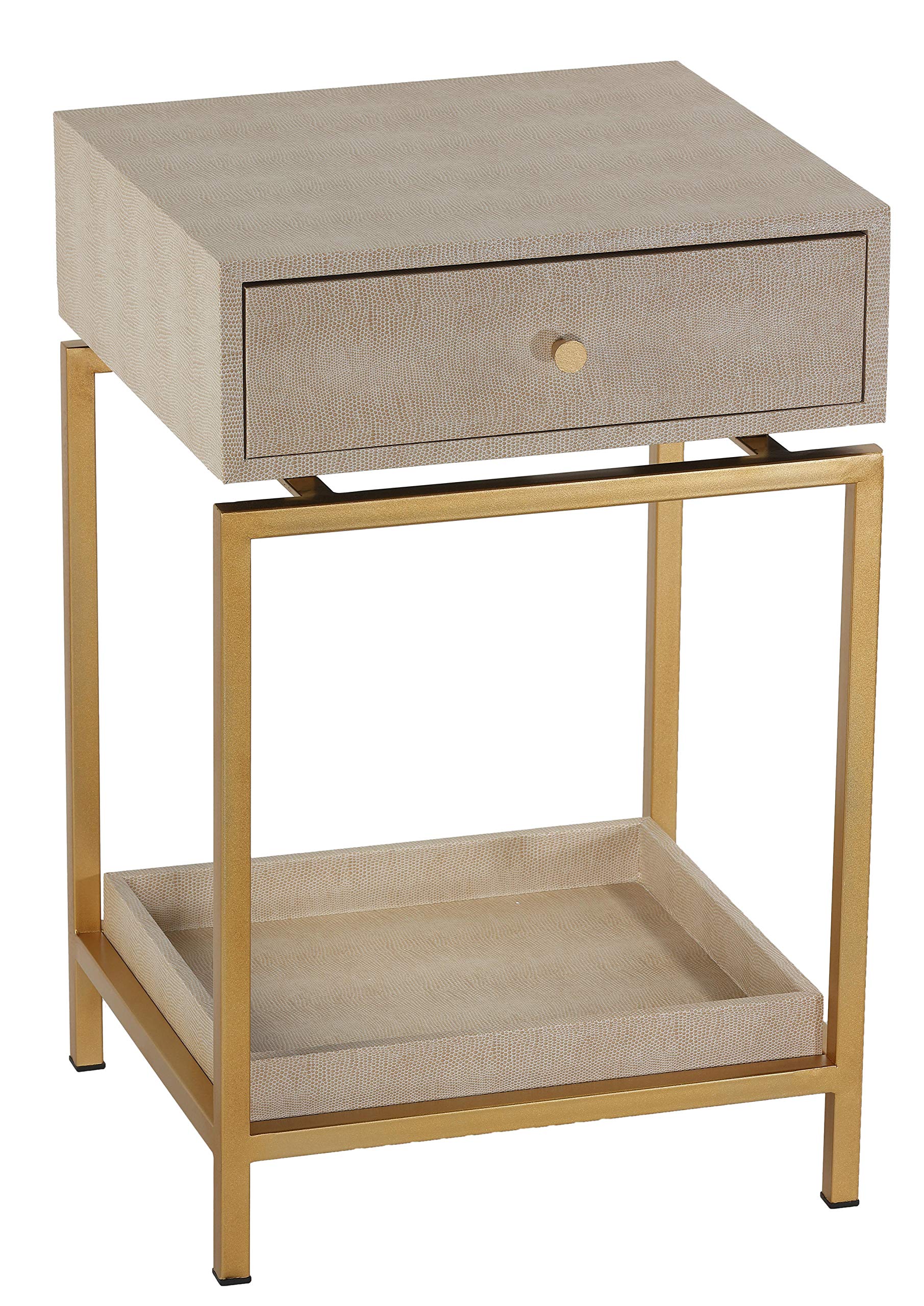 Cortesi Home Everett Nightstand End Table - 24.5