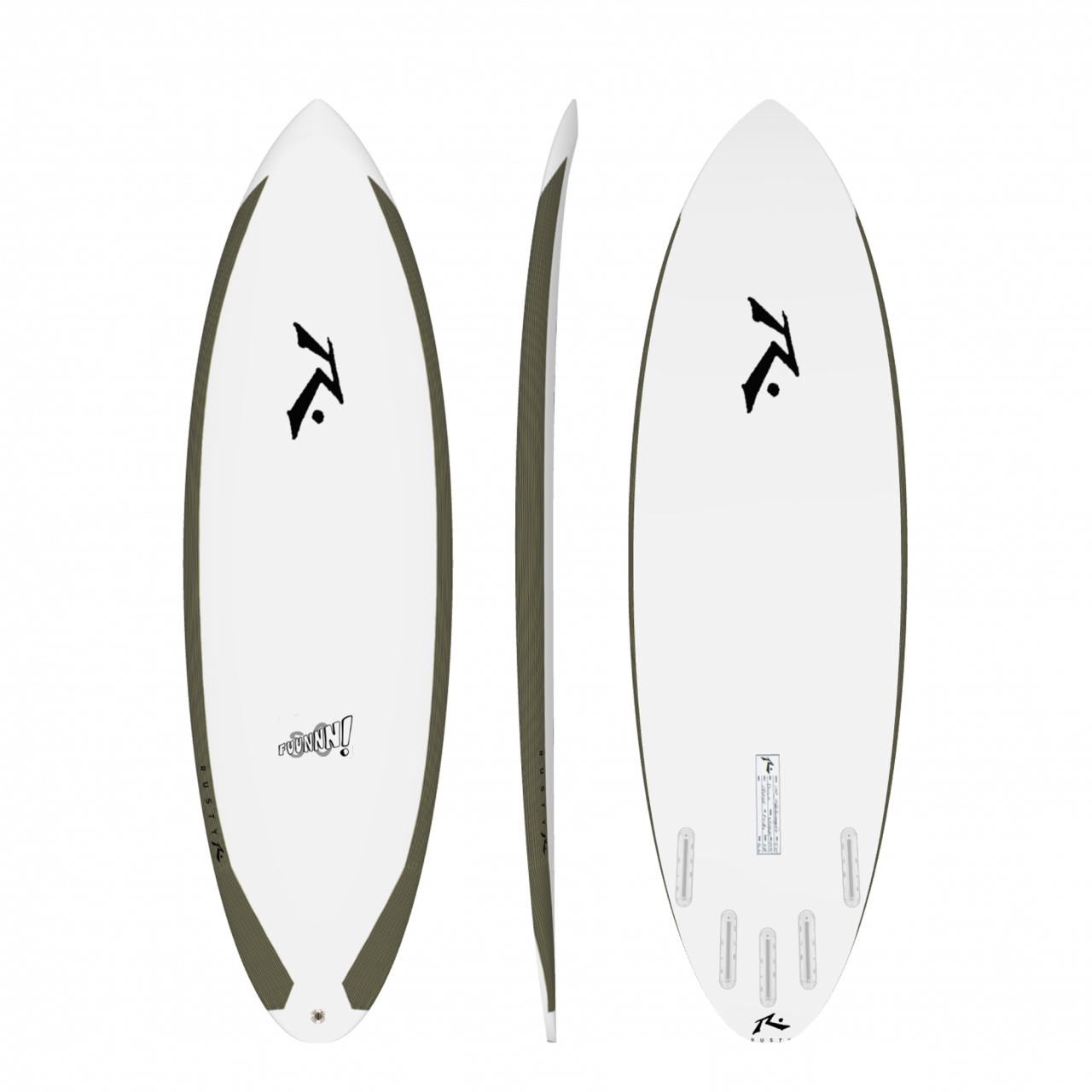 So Fuunnn! 5'10 x 20.5 X 2.55   35.00L, Round, 5x  Futures Fin Boxes, EPS Carbon Rails   ID:926164