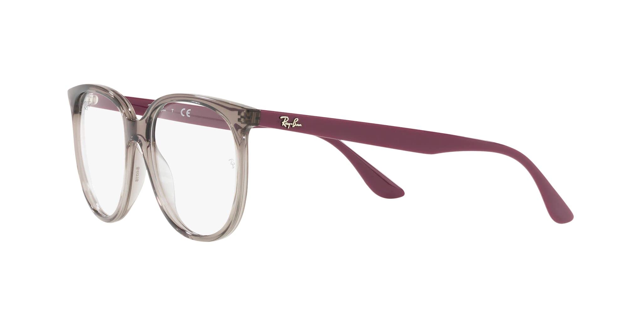 Ray-Ban Women's Rx4378vf Low Bridge Fit Square Prescription Eyeglass Frames for Small Faces | Lightweight & Comfortable for Daily Wear, Work & Driving